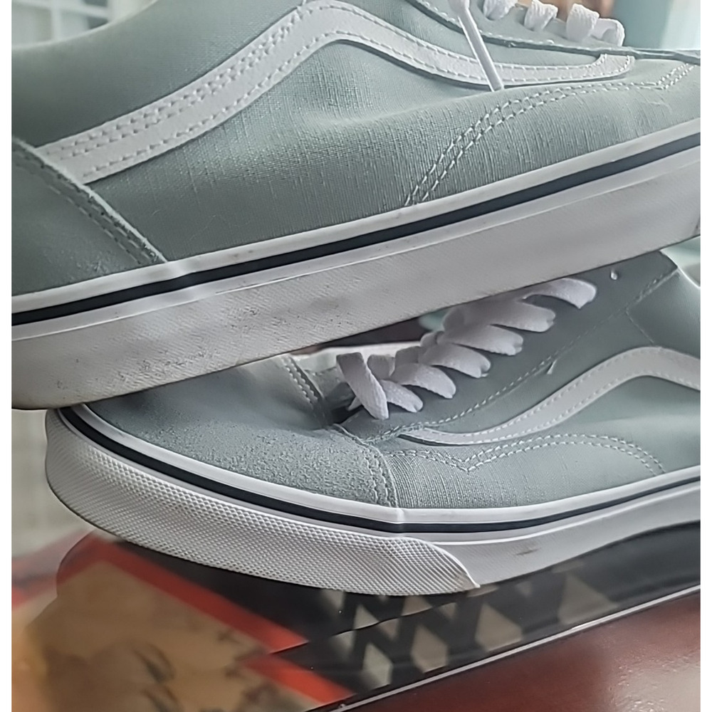 VANS Old Skool Color Theory - Iceberg Green M 11.5 W 13 Unisex Skate - Picture 11 of 15